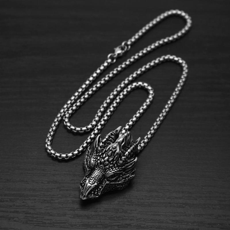 2:Steel color with 60cm square pearl chain