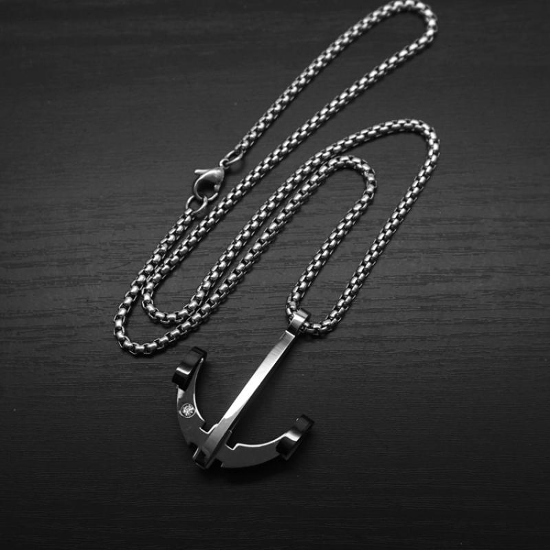 11:Black with 60cm square pearl chain