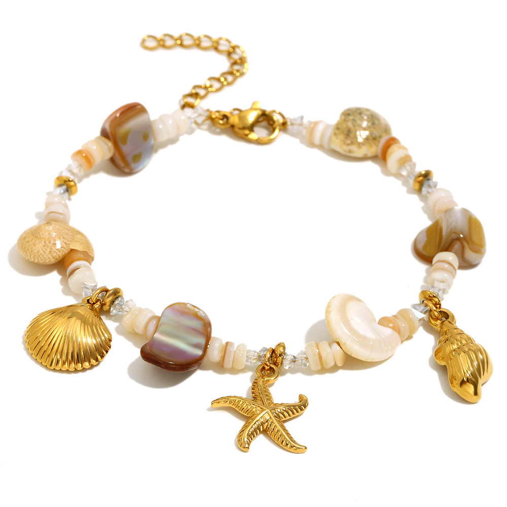 1:Sea life diy bracelet-gold