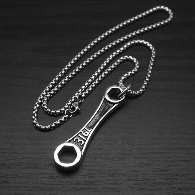 2:Steel color with 60cm square pearl chain