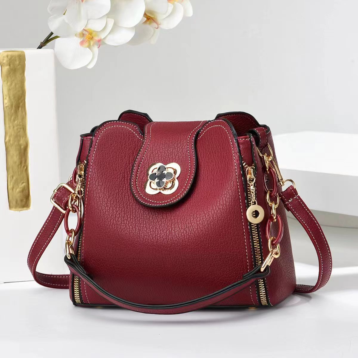 Purplish red