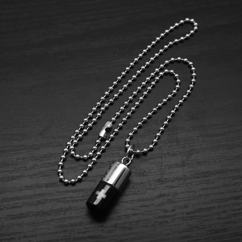 5:Black with 60cm ball chain