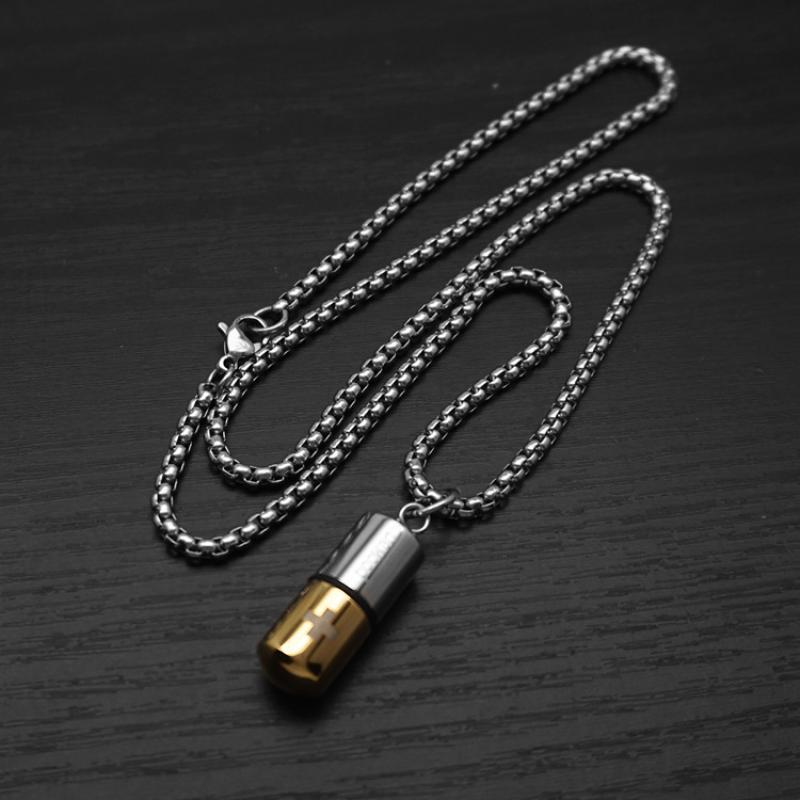 9:Gold with 60cm square pearl chain