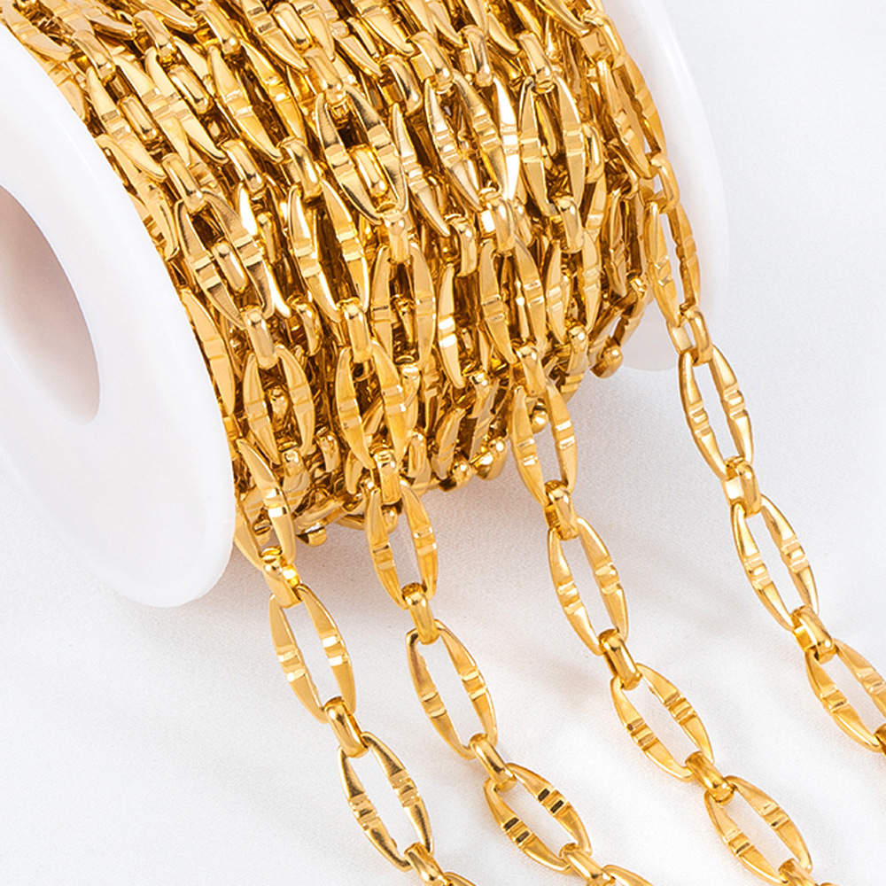 8:Embossed geometric chain about:4-6mm