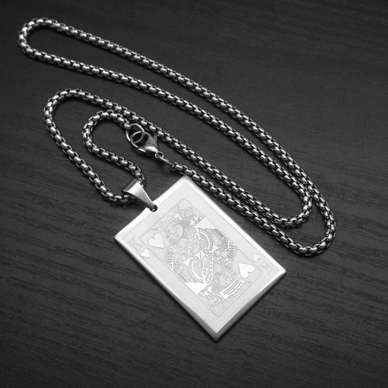 8:K with 60cm square pearl chain