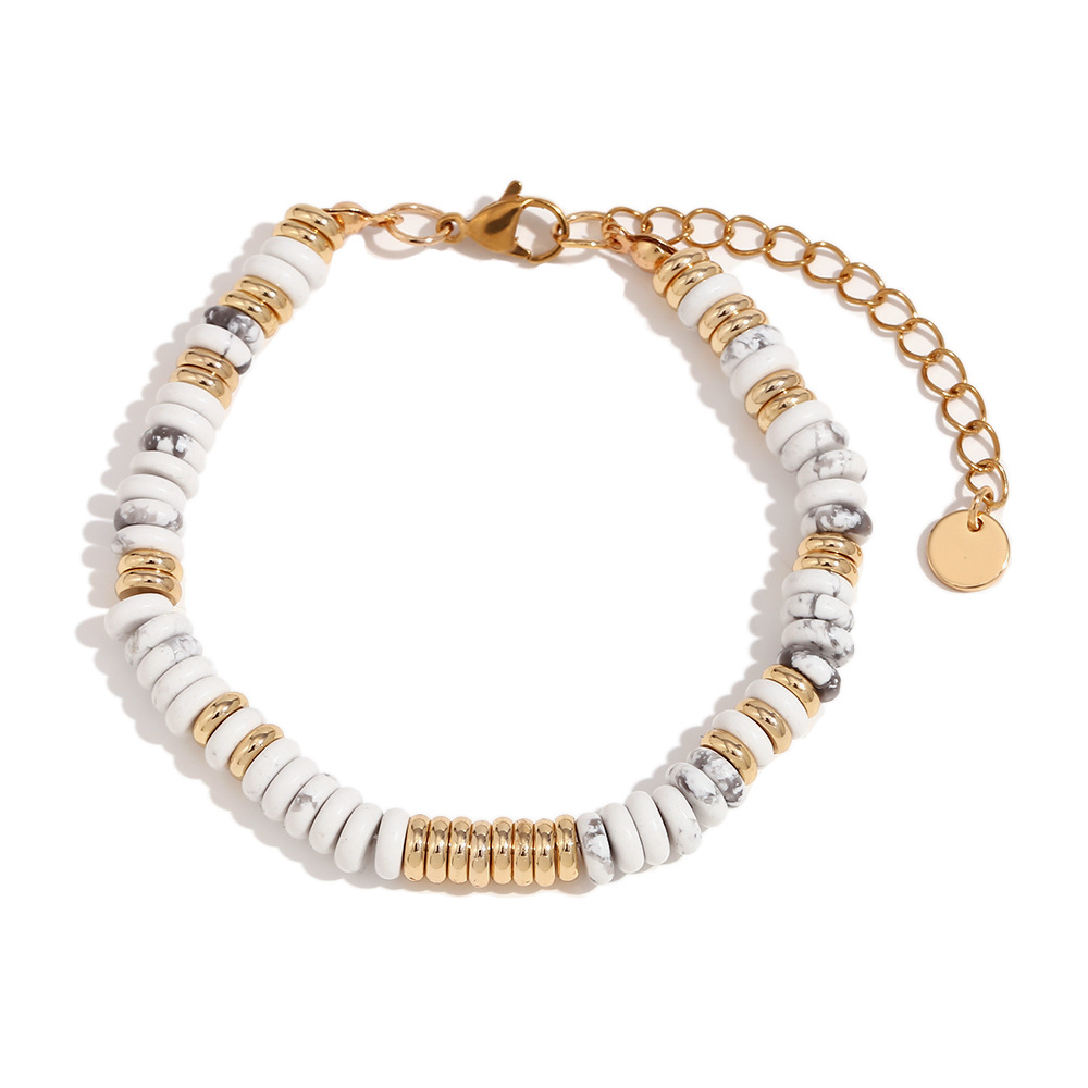 Gold-white turquoise