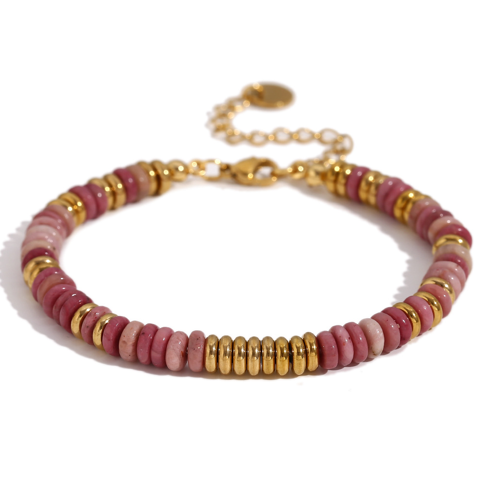 Gold-pink jade
