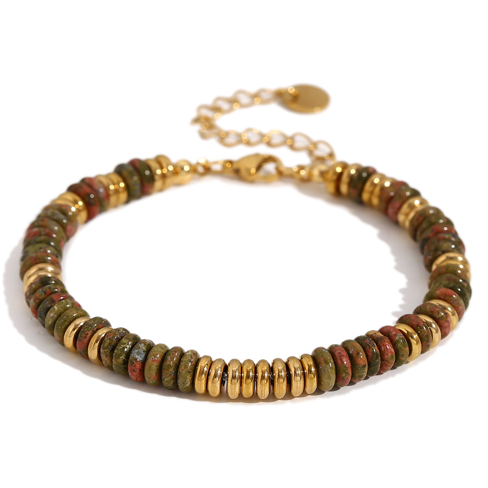 Gold-cedar green jade
