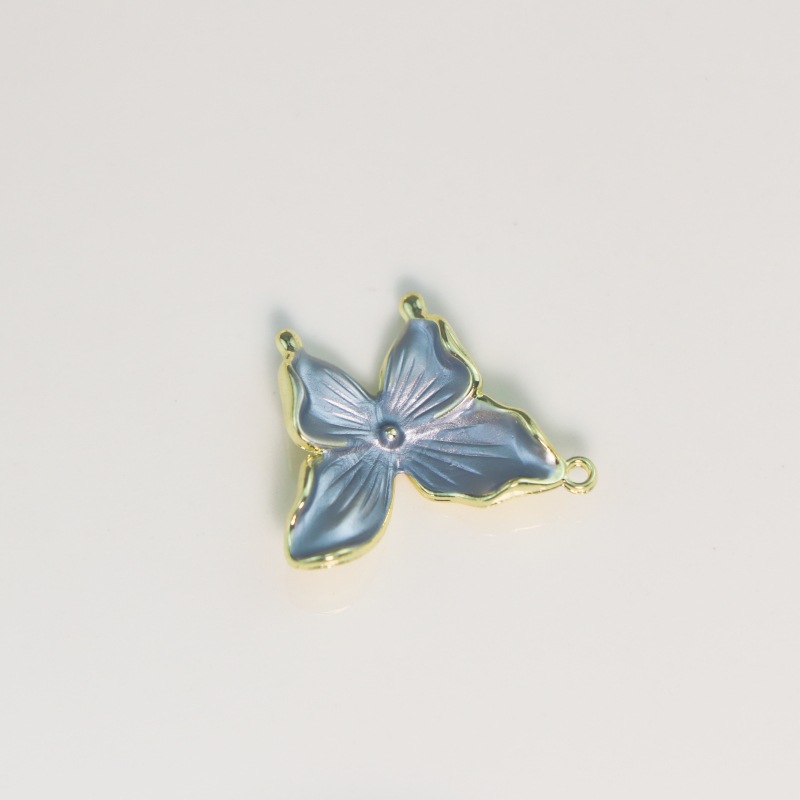 Gold background light blue