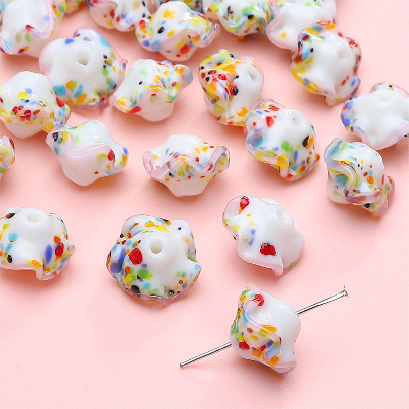 10:Colored glass beads light pink