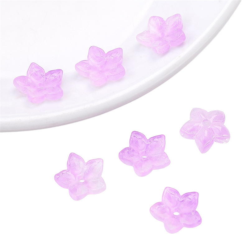 7:Pointed flower gradient purple 10/bag