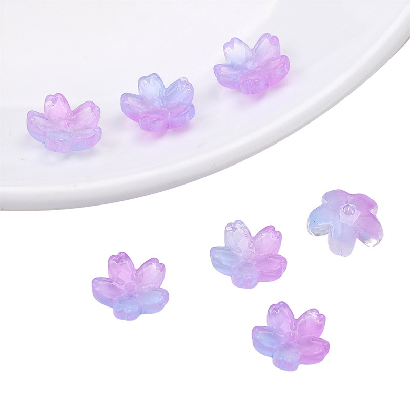 25:Cherry blossom gradient blue purple 10/bag