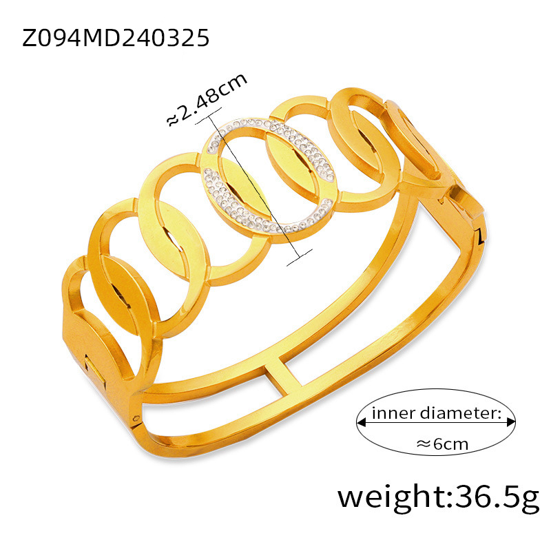 1:Z094-Gold bracelet
