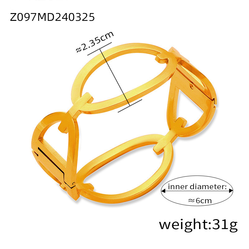 5:Z097-Gold bracelet