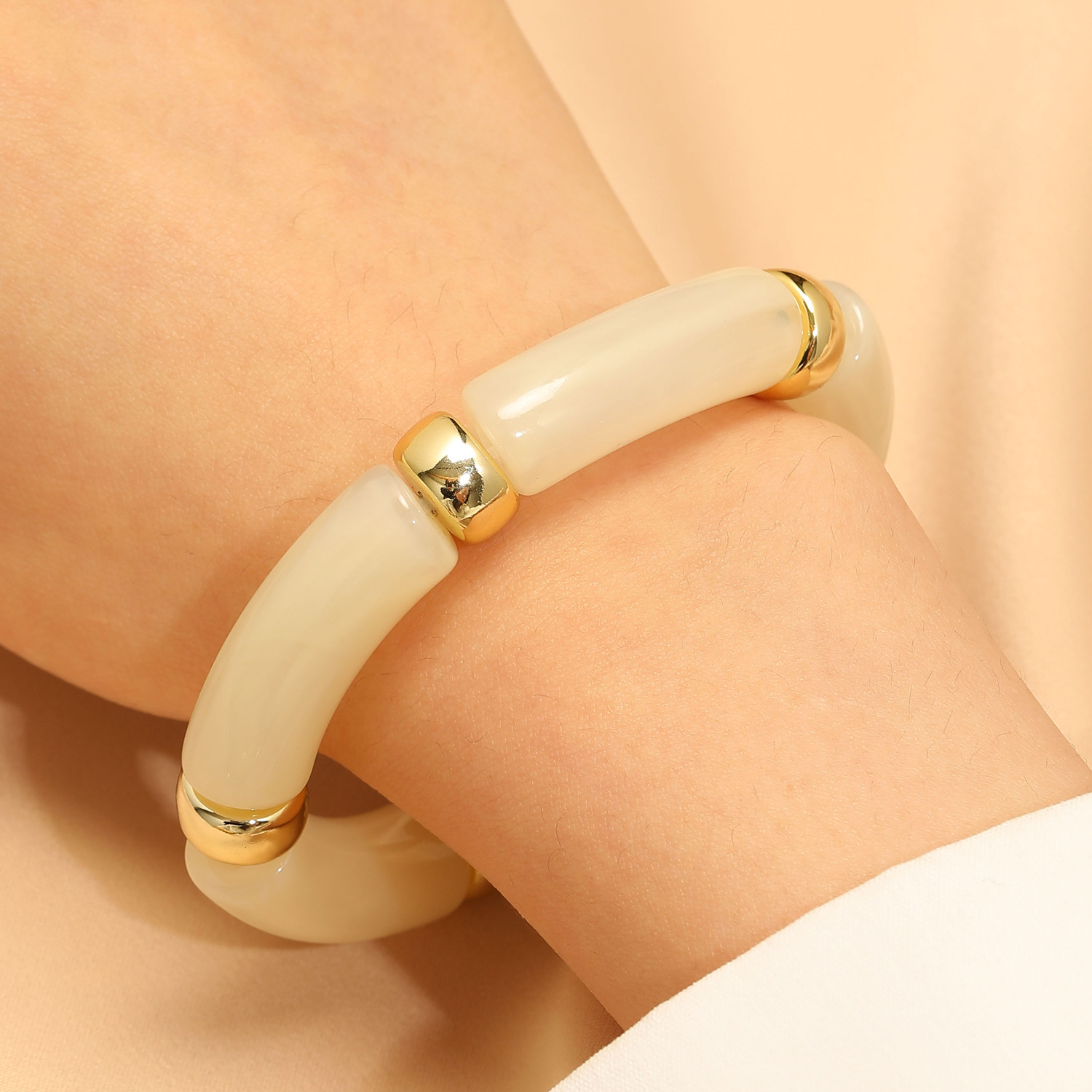 2:Elastic bracelet off-white 6351