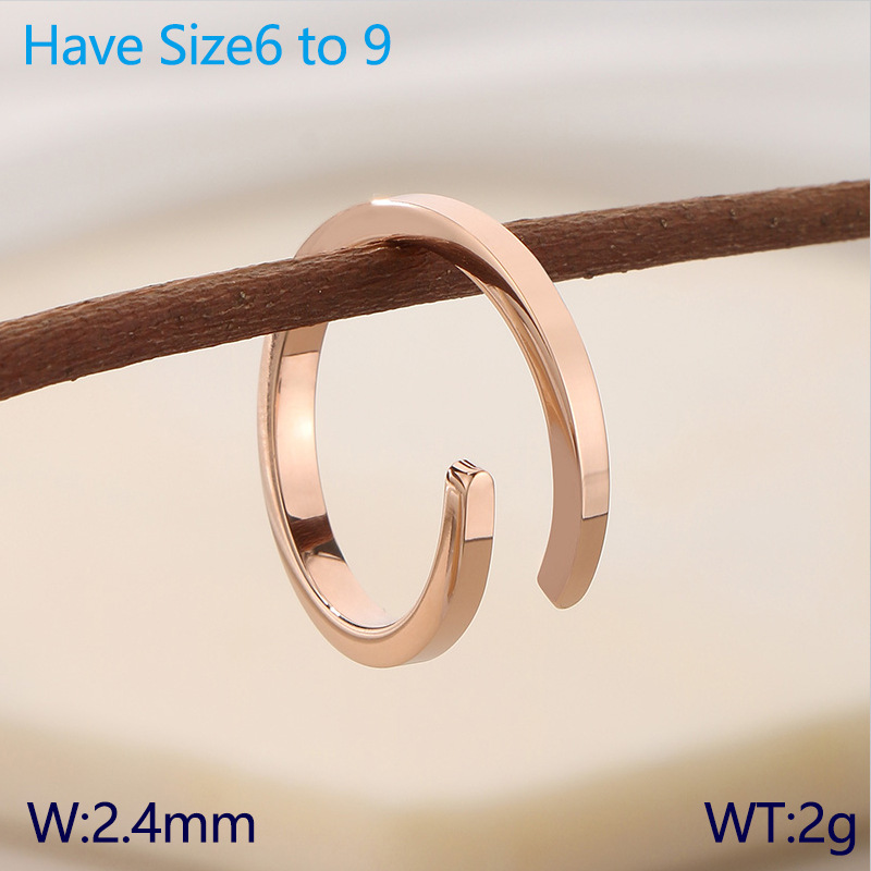 Rose gold kr112041-gc US Size #8