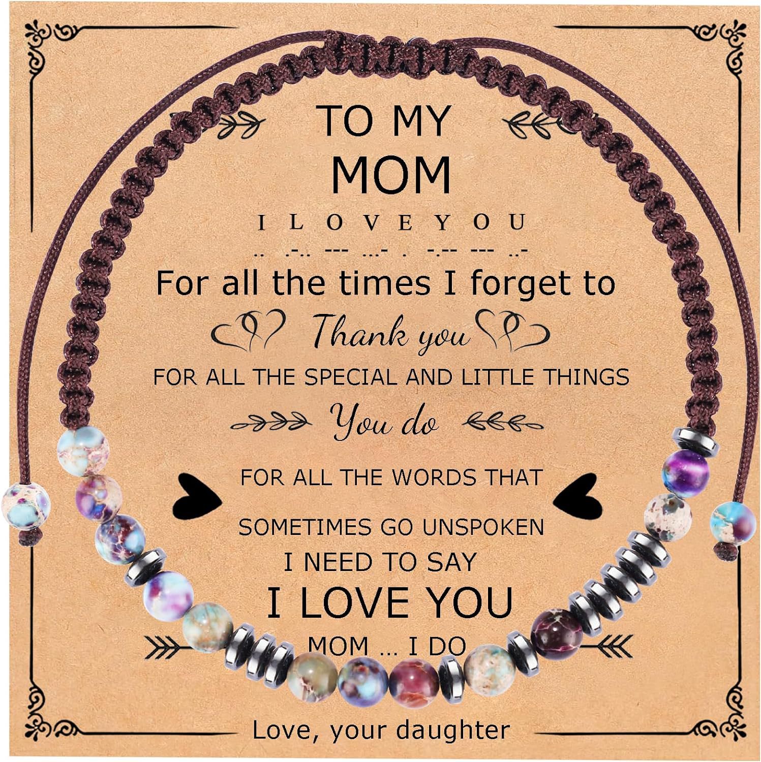 14:Emperor stone   To My Mom card