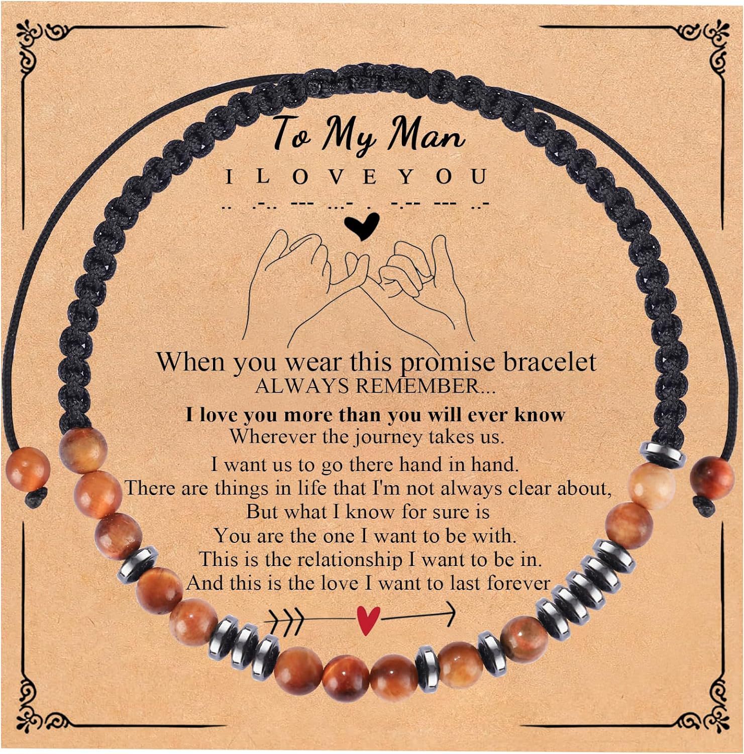 19:Yellow Tiger Eye   To My Man card