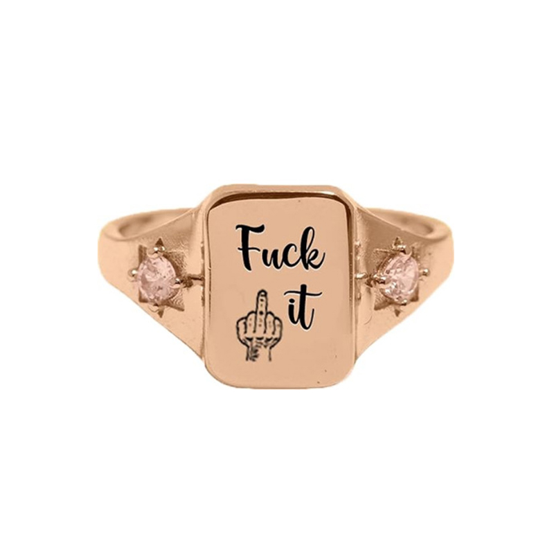 Rose Gold Single Ring 5