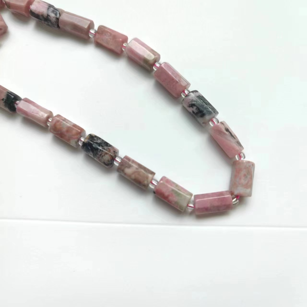 6:Natural small rose handmade hexagonal column