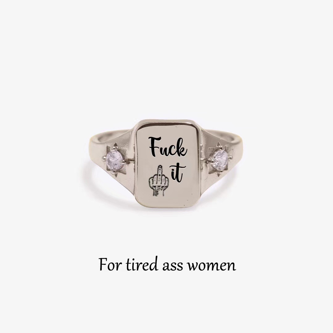 2:Silver Single Ring