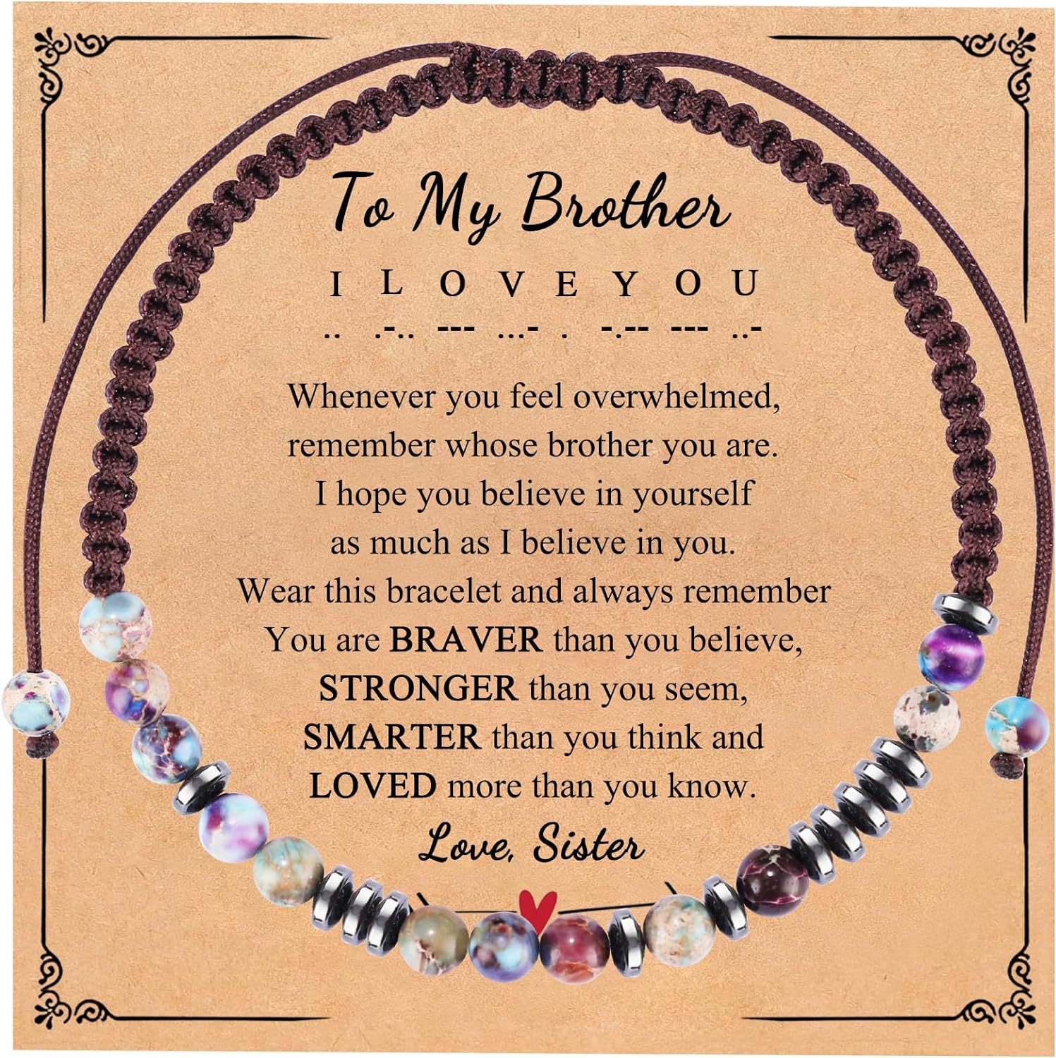 6:Emperor stone   To My Brother card