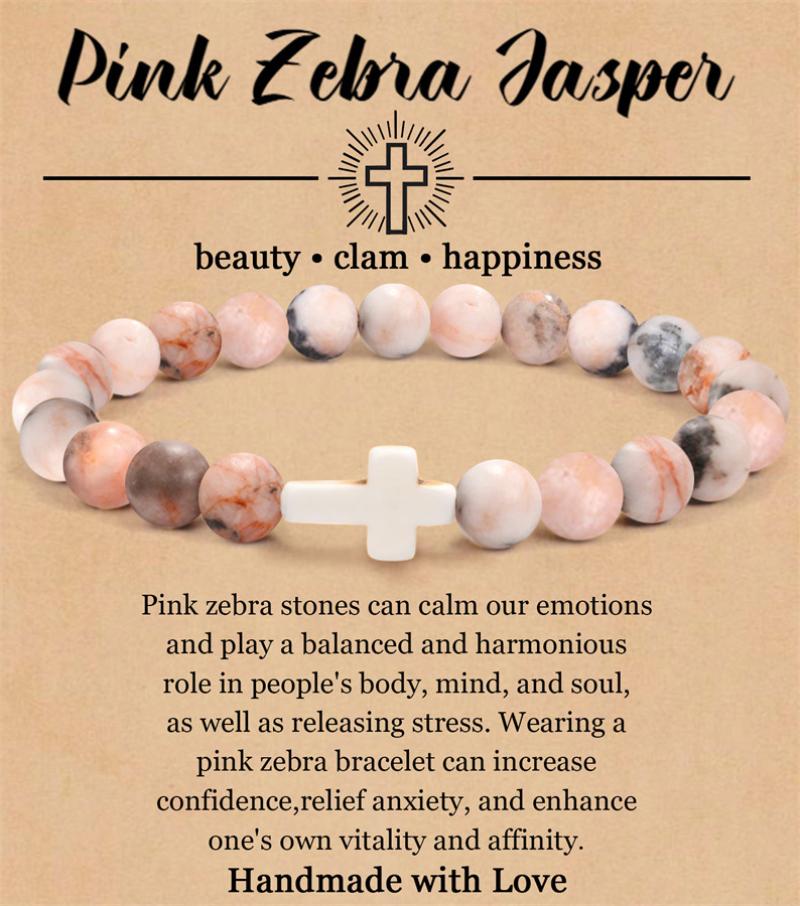 Pink Zebra With card