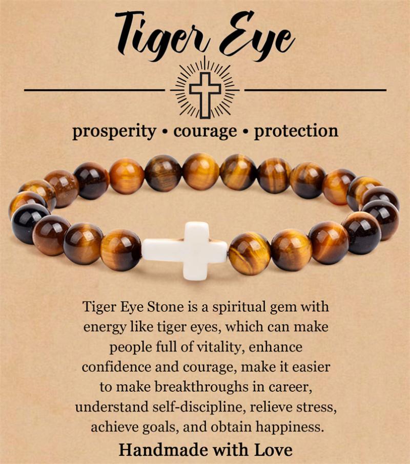 Yellow Tiger Eye With card