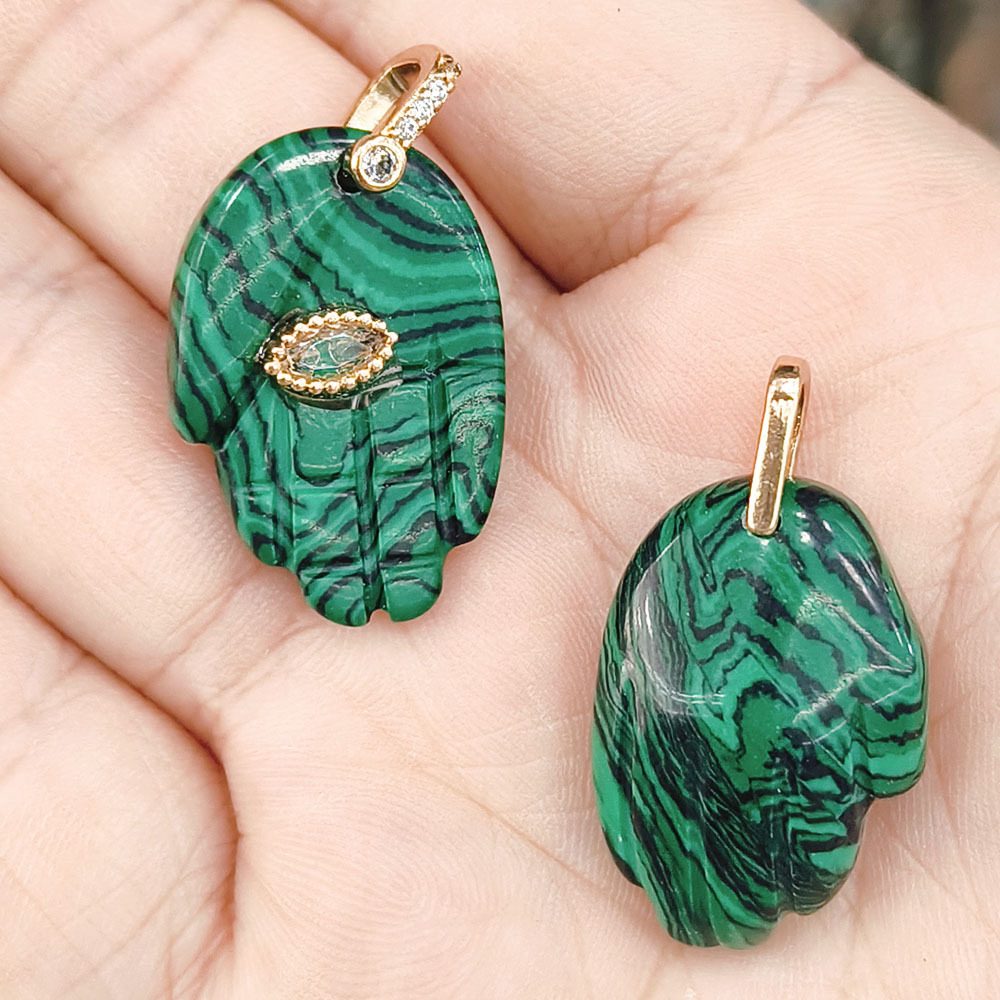 13:Synthetic malachite (one price)