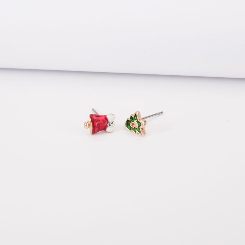 2:Christmas Tree Combination Earrings