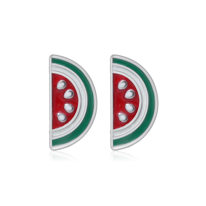 2:Watermelon Stud Earrings