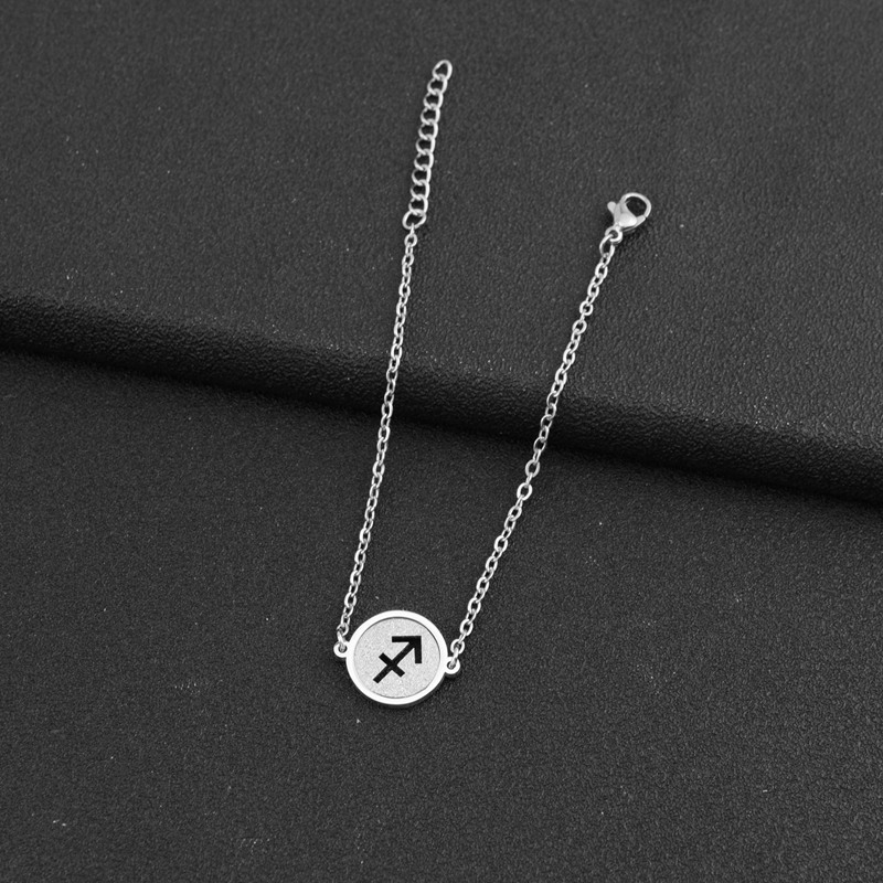 2:Steel Sagittarius Bracelet