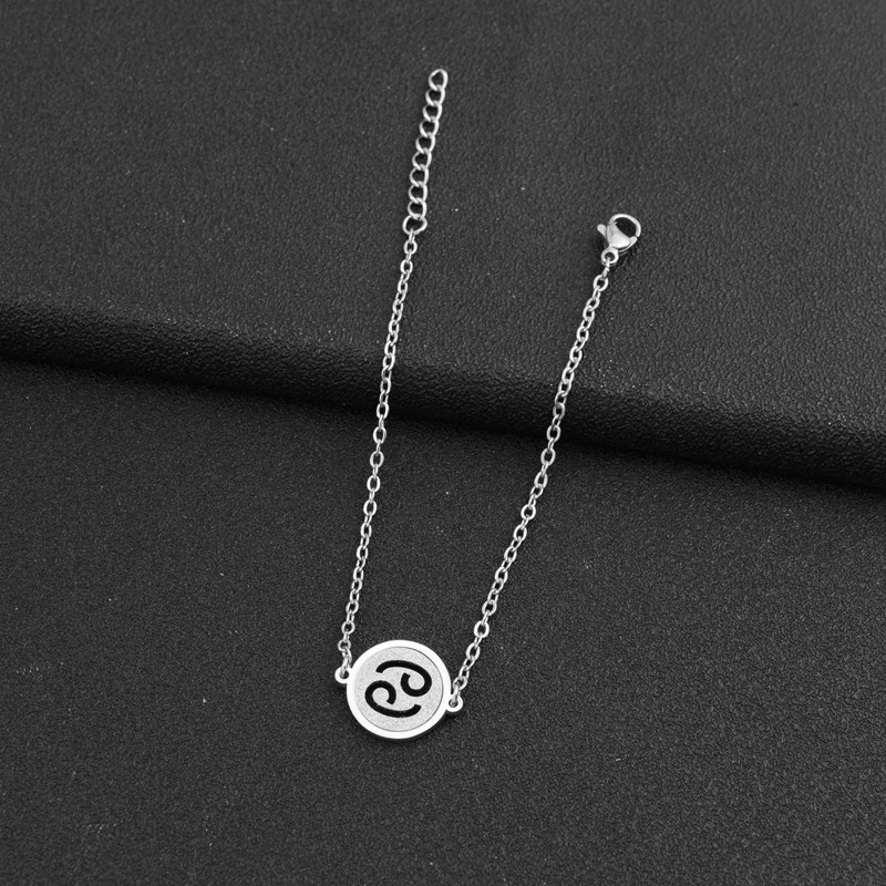 5:Steel Color Cancer Bracelet