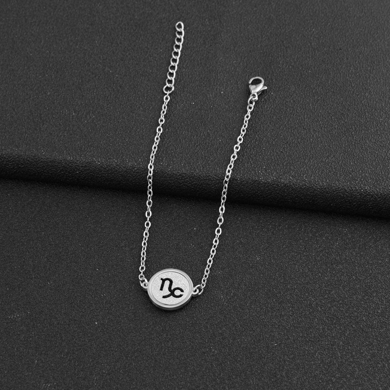 6:Steel Capricorn Bracelet