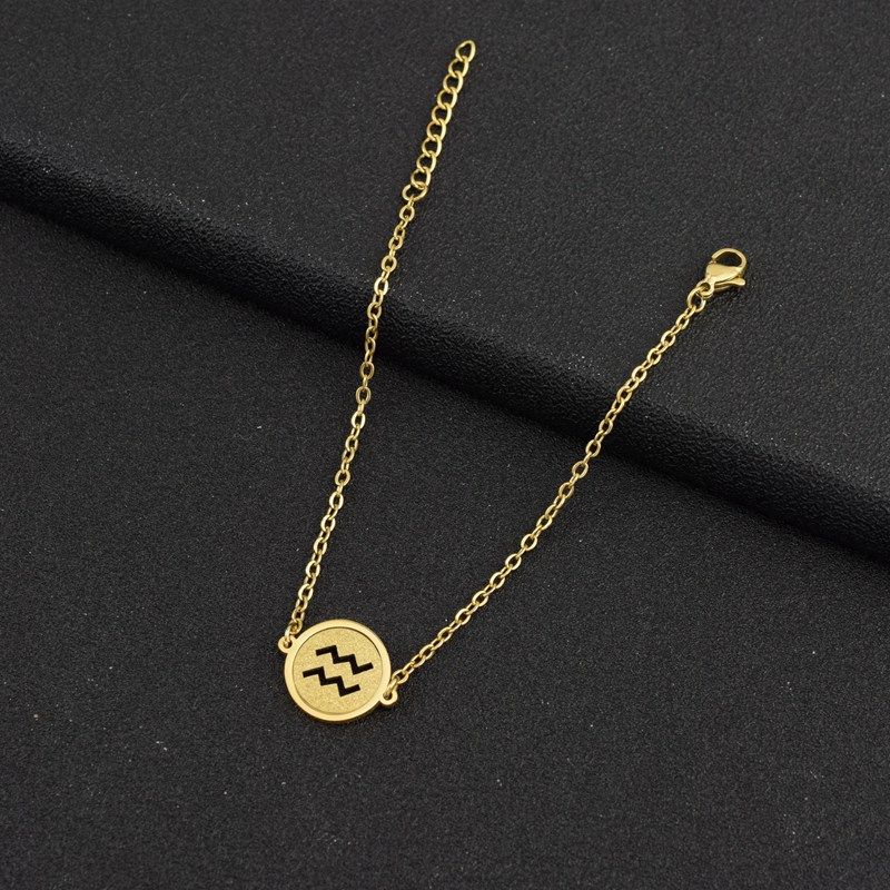 16:One Golden Aquarius Bracelet