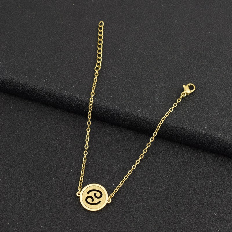 19:One Golden Cancer Bracelet