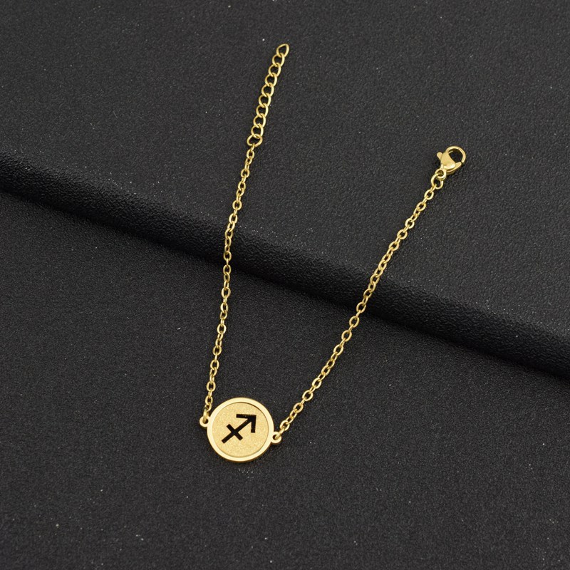 24:One Golden Sagittarius Bracelet