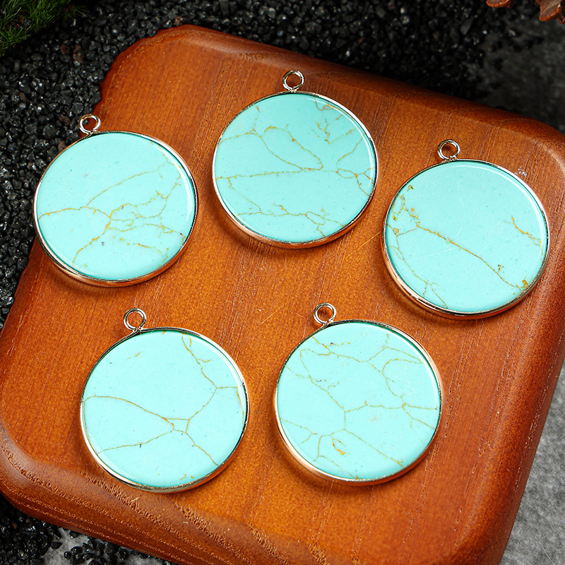 12:One piece of turquoise (synthetic)