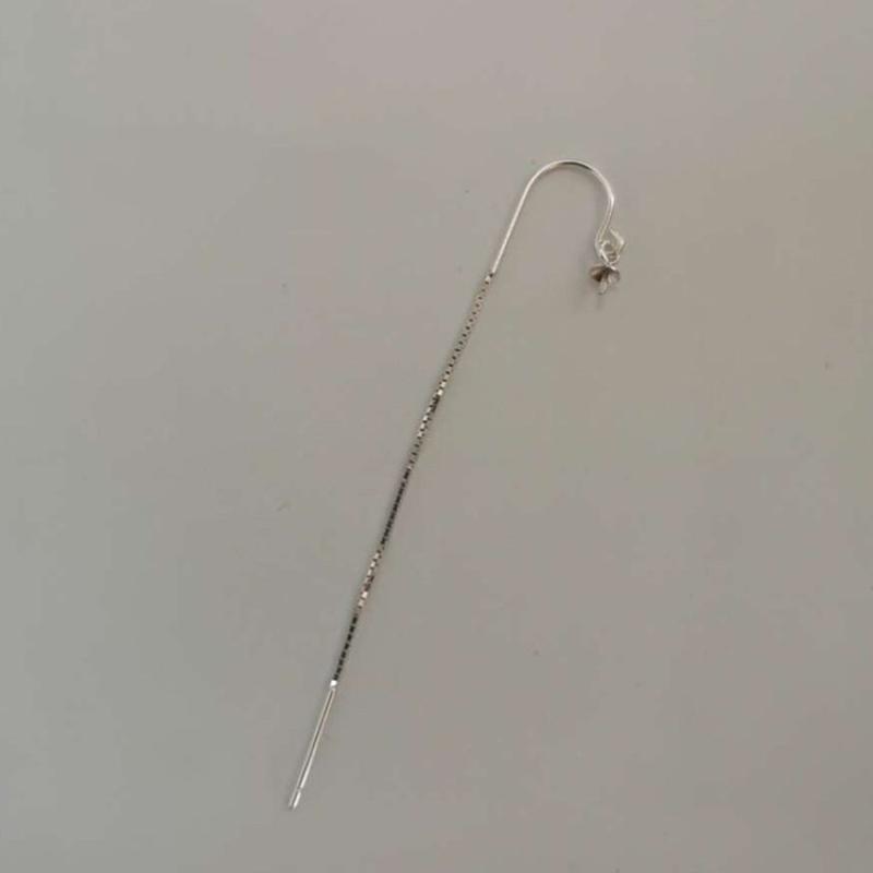 2:0.7 wire ear hook/0.65*4cm box chain/0.75*11mm ear needle/3mm hanging support