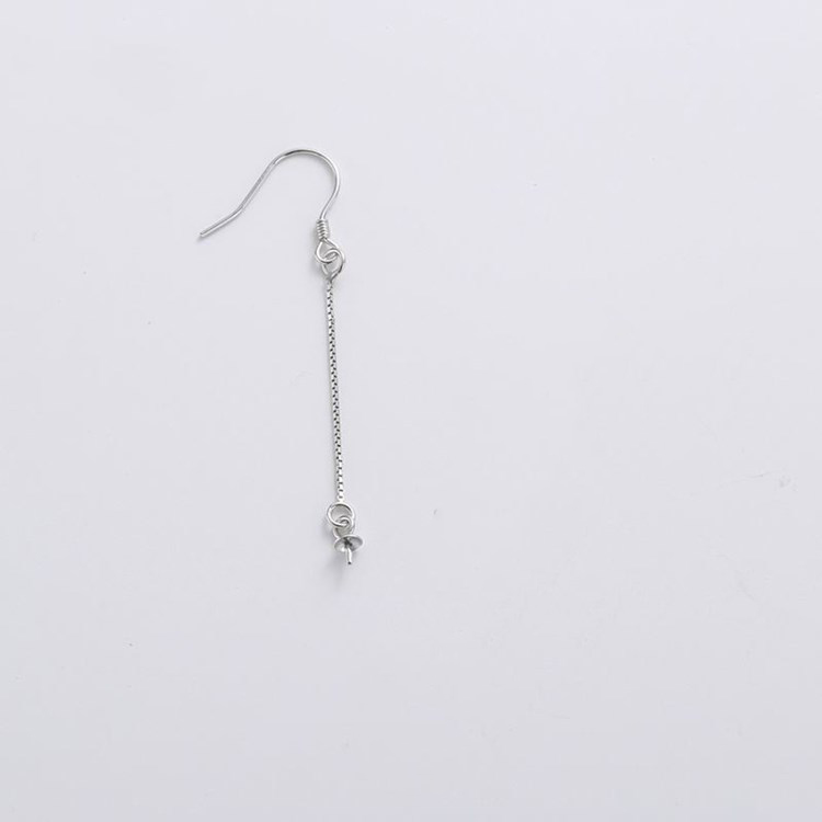 1:0.6 Line Ear Hook0.65 Box Chain * 2.5cm Chain Length3mm Hanging Tray