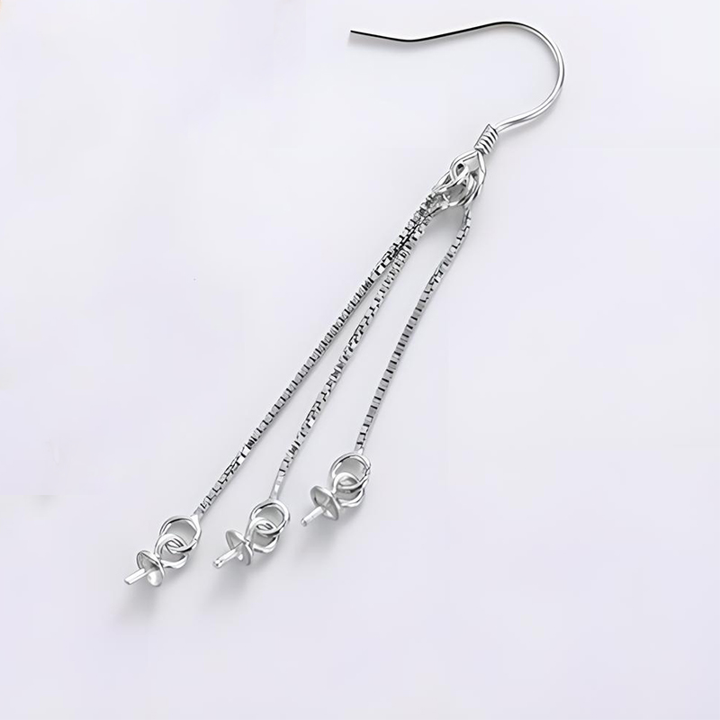 3:0.6 ear hook0.65 box chain * 2cm/2.5cm/3cm chain length3mm hanging tray