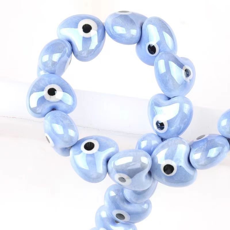 [light blue] love eyes 15*17mm