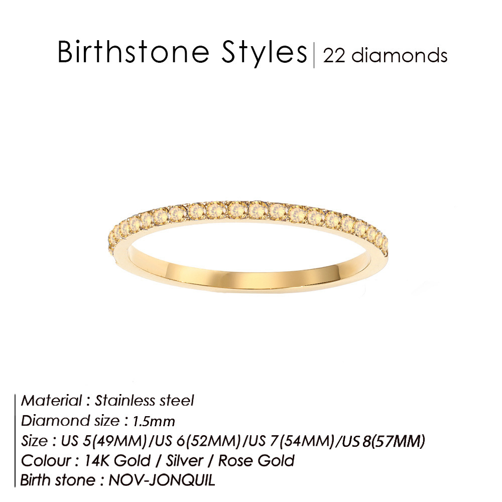 22:November Light Yellow-Gold