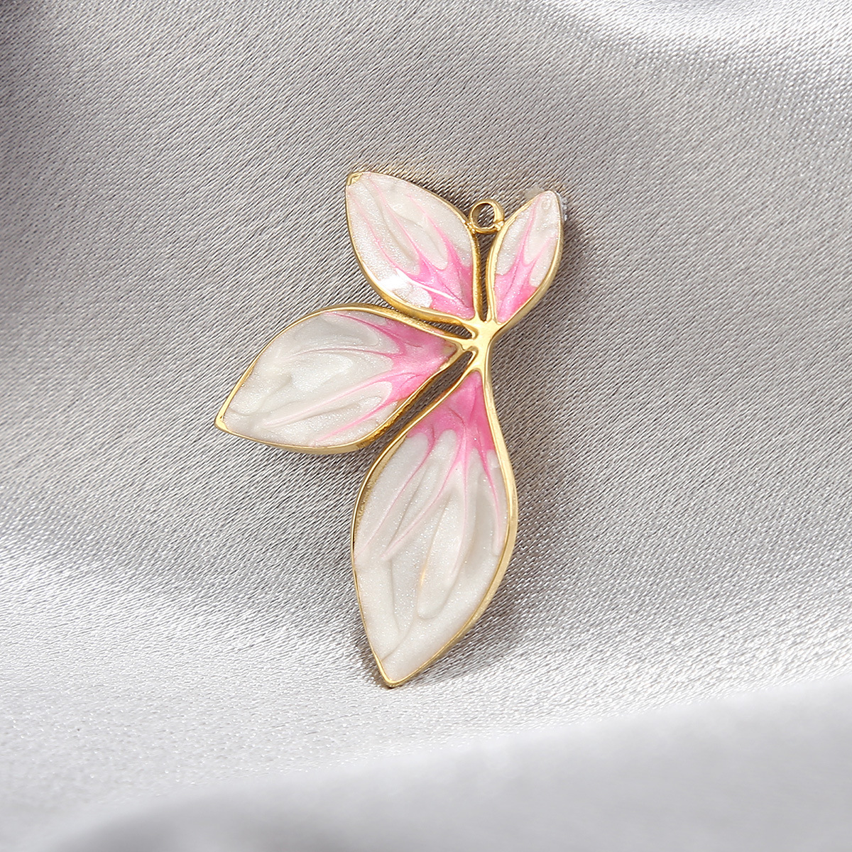 3:Pink oil drop pendant