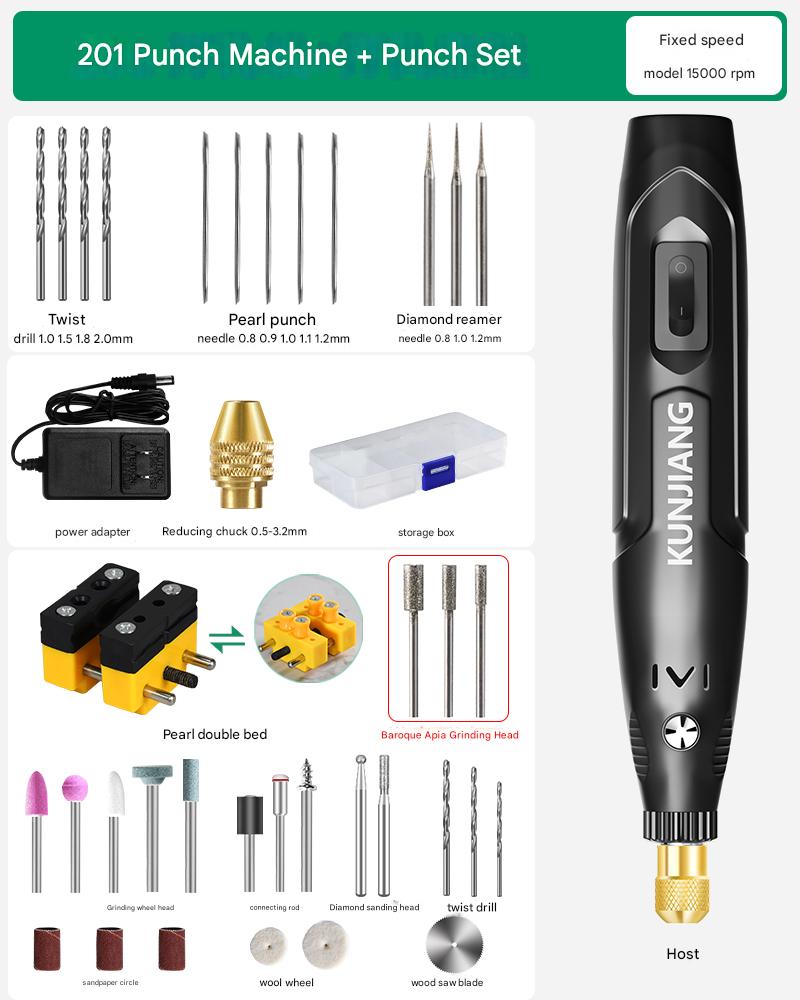 1:201 pearl walnut punching machine punching suit