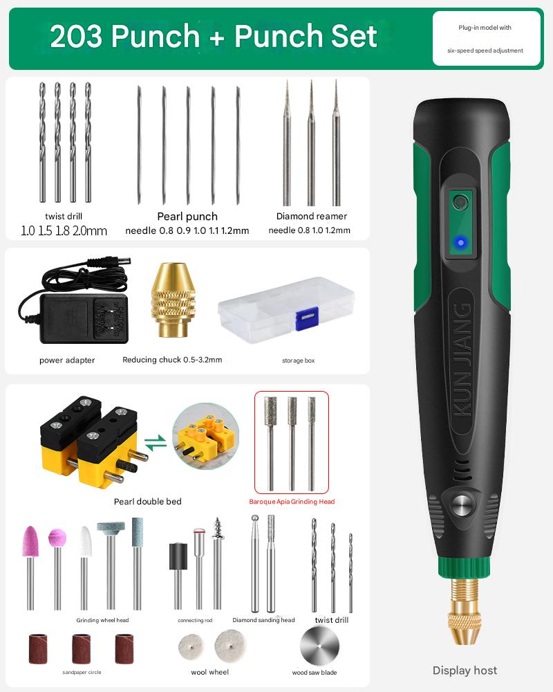 2:203 pearl walnut punching machine punching suit