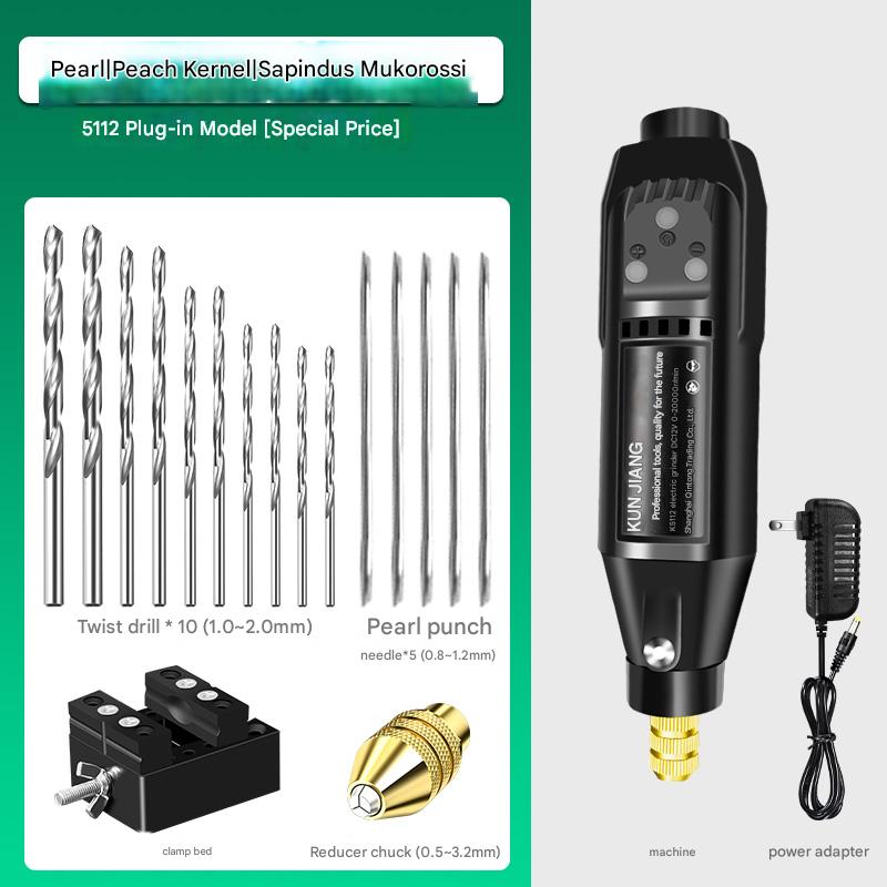 8:5112 plug-in [special] Pearl Sapindus peach pit perforated suit