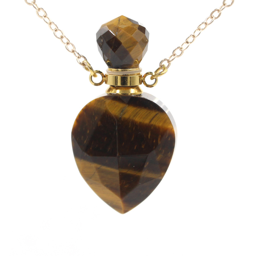 11:Tiger eye stone (including chain)