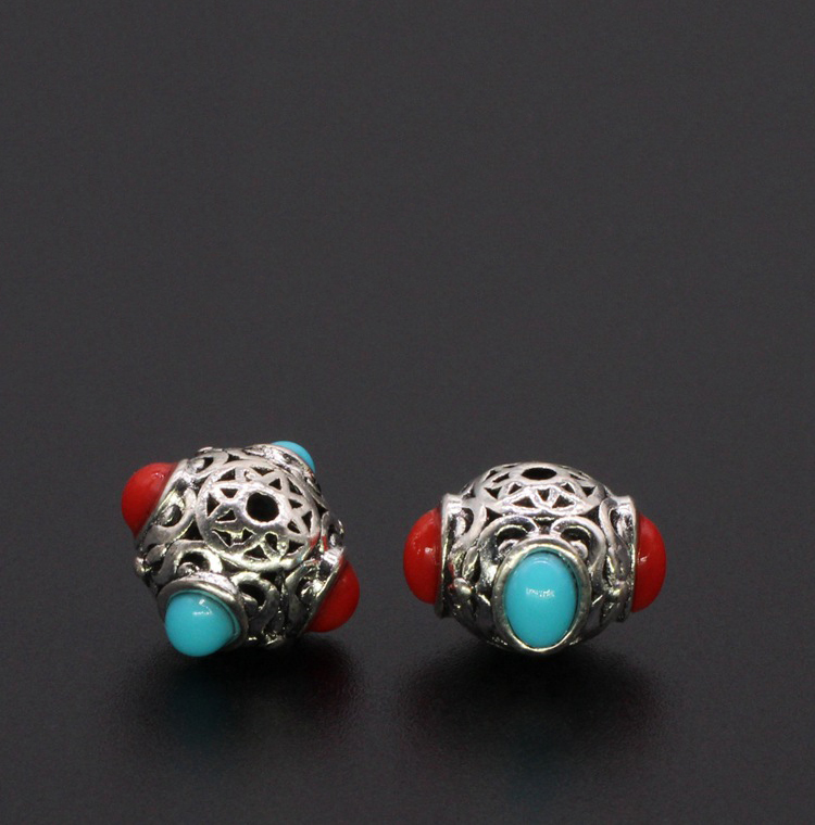 2 couleur argent antique