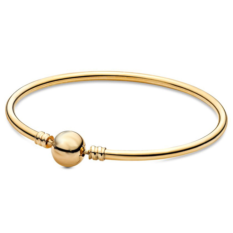 gold round buckle bracelet 17cm